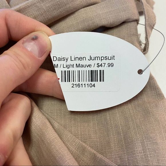 NWT Listicle mauve jumpsuit open back - Picture 4 of 6